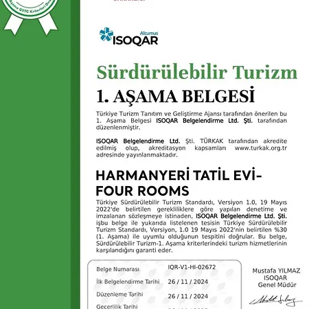 Harmanyeri Tatilevi فندق مبيت وإفطار *