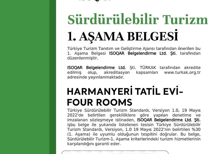 Harmanyeri Tatilevi Отель типа 